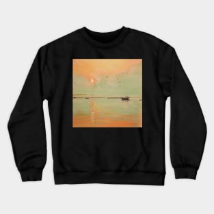 Birds Sun Mug, Mask, Tote, Pin Crewneck Sweatshirt